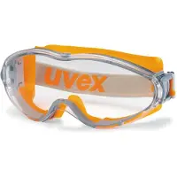 Uvex ULTRASONIC 9302245 Ruimzichtbril Incl. UV-bescherming Oranje, Grijs EN 166-1, EN 170 DIN 166-1, DIN 170