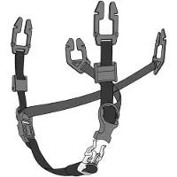 MSA The Safety Company MSA V-Gard Universele 4-Punts Textiele Kinband
