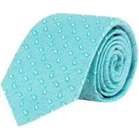 Gents - Stropdas - Stropdas heren - Zijde - Turquoise