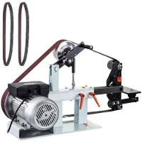 Vevor Bandschuurmachine 5,08 x 208,28 cm Band- en schijfschuurmachine Combo Band- en schijfschuurmachine