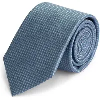Gents - Stropdas - Stropdas heren - Zijde - Lichtblauw