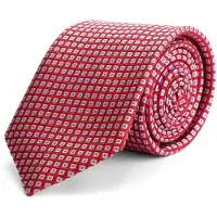 Gents - Stropdas - Stropdas heren - Zijde - Rood