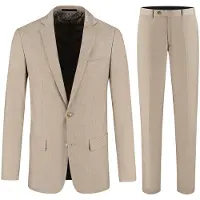 Gents - pak / kostuum - Polyblend - Cappuccino Beige - Maat 58/58