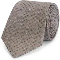 Gents - Stropdas - Stropdas heren - Zijde - Bruin