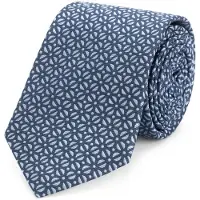 Gents - Stropdas - Stropdas heren - Zijde - Donkerblauw