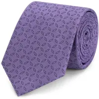 Gents - Stropdas - Stropdas heren - Zijde - Paars