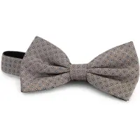 Gents - Strik zijde print stippel - Zijde - Bruin - Maat One/One