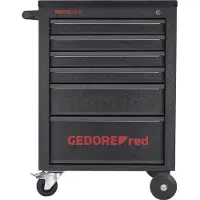 Gedore 3300012 Werkplaatswagen Plaatstaal Kleur (specifiek): Zwart