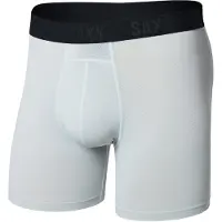 Saxx - Smooth Flex Light Compression Boxer Brief - Synthetisch ondergoed XL, grijs
