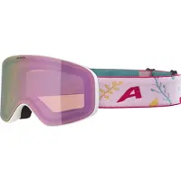 Alpina Skibril Kids Fernie Q-Lite White/Flower Matt