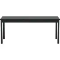 Ebuy24 Kenya tuintafel 90x180cm zwart.