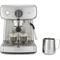 Breville VCF125X, traditionele espressomachine met melkopschuimer