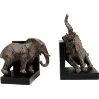 Kare design Boekensteun Elephants
