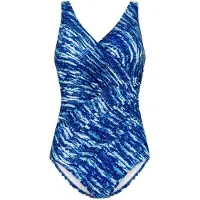 Ten Cate Soft Cup V-Neck Badpak dames Donkerblauw M/38
