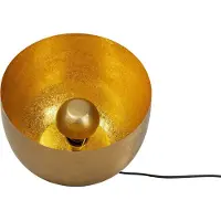 Kare Apollon vloerlamp, goud, Ø 35 cm