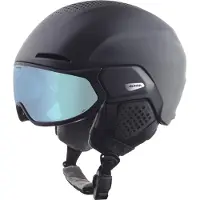 Alpina Skihelm Oro QV Mips Black Matt/Ice-Blue-55 - 59 cm