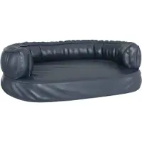 Syfax Hondenmand ergonomisch schuim 75x53 cm kunstleer donkerblauw