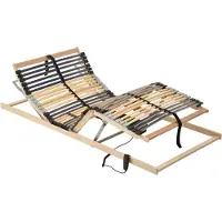 Prolenta Maison Exclusive - Elektrisch verstelbaar lattenbodem met 42 lamellen, 7 zones, 100x200 cm
