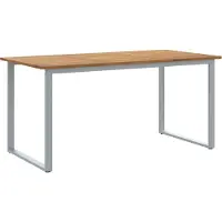 Syfax Tuinstafel Grijs 160 x 80 x 75 cm Massief Acaciahout