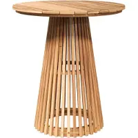 Syfax Bijzettafel Bruin 70 x 70 x 75 cm Massief Teakhout