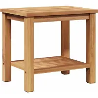 Syfax Salontafel met opslag Bruin 50 x 35 x 45 cm Massief Teakhout