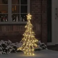 Prolenta Maison Exclusive - Kerstboom met 120 LED's, warm wit licht, 120,5 cm, PET