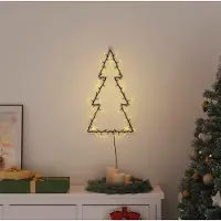 Prolenta Maison Exclusive - Kerstverlichting, silhouet van een kerstboom, 80 LED's