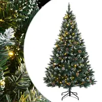 Prolenta Maison Exclusive - Kunstkerstboom met 300 LED-lampjes, 240 cm