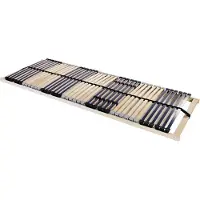 Prolenta Maison Exclusive - Bedbodem, bruin, 140 x 190 cm, massief beuken hout