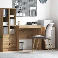 Prolenta Maison Exclusive - Bureau, ambachtelijk eikenhout, 80 x 50 x 76 cm
