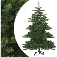 Syfax Kunstmatige Inklapbare Kerstboom Groen 150 cm PVC, staal