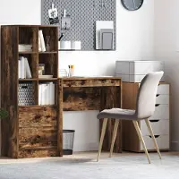 Prolenta Maison Exclusive - Bureau, gerookt eikenhout, 70 x 40 x 76 cm