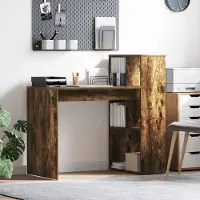 Prolenta Maison Exclusive - Bureau, gerookt eikenhout, houtvezel