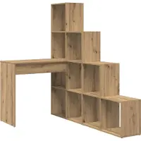 Syfax Hoekbureau Artisan Eiken 101,5 x 149,5 x 149,5 cm Bewerkt hout