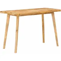 Syfax Eettafel 110 x 55 x 75 cm Massief Mango Hout Naturel