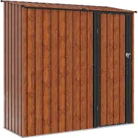 Syfax Tuinhuisjes Bruin 203 x 85,5 x 200 cm Metaal