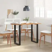 Prolenta Maison Exclusive - Eettafel 110x50x76 cm, massief acaciahout