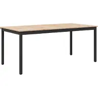 Syfax Eettafel Naturel 140 x 80 x 75 cm Massief grenenhout