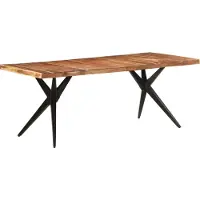 Syfax Eettafel 200x90x76 cm massief acaciahout