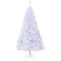 Prolenta Maison Exclusive - Kunstkerstboom met dikke takken, wit, 120 cm, PVC