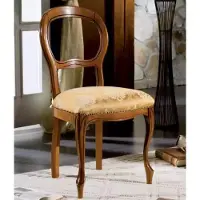 AEA Designer Stuhl Klassischer Esszimmerstuhl Polsterstuhl Textil Möbel