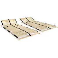 Prolenta Maison Exclusive - Lattenbodem, 2 stuks, met 28 latten, 7 zones, 70x200 cm