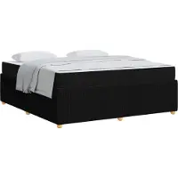 vidaXL Bedframe Zwart 180 x 200 cm Stof