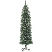 Syfax Kunstkerstboom met standaard smal 120 cm PVC
