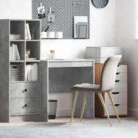 Prolenta Maison Exclusive - Bureau, betonlook, grijs, 70 x 50 x 76 cm