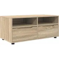 Syfax TV-kast met lade Sonoma Eiken 100 x 48 x 43 cm Bewerkt hout