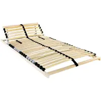 Prolenta Maison Exclusive - Bedbodem, bruin, 80 x 190 cm, massief beuken hout
