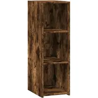 Syfax Dressoir 30x41x93 cm bewerkt hout gerookt eikenkleurig