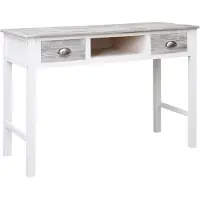Prolenta Maison Exclusive - Bureau, grijs, 110x45x76 cm, hout