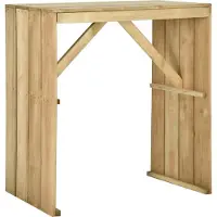 Syfax Bartafel 100x60x110 cm geïmpregneerd grenenhout